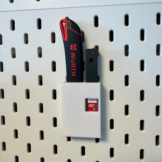 IKEA Skadis Halterung Würth Cuttermesser und Ersatzklingen