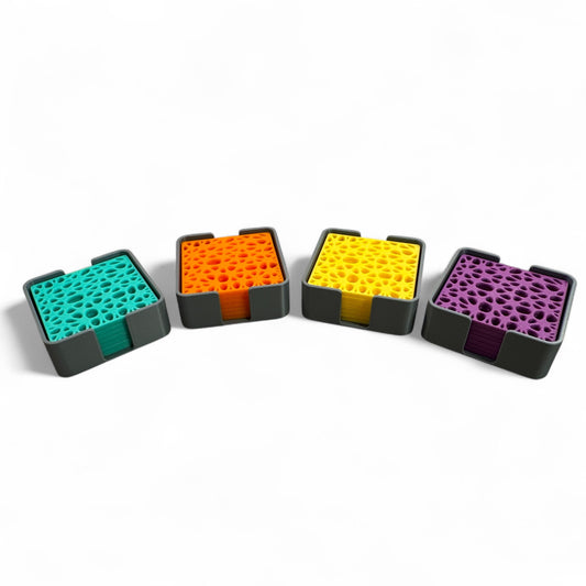 Untersetzer Set im körperlichen Zell Design